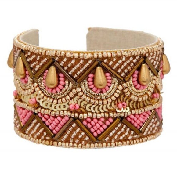 Beaded Cuff Bracelet - Picture 1 of 1